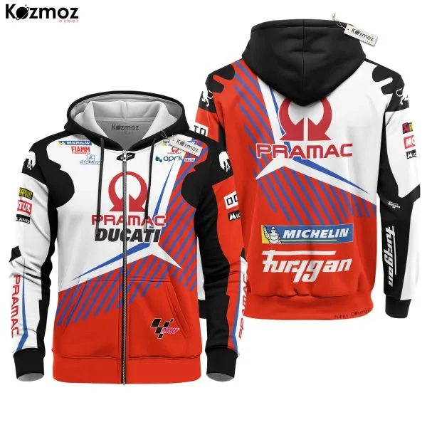Johann Zarco Racing Costume Suit 2021 Pramac Ducati MotoGP Team - Image 3