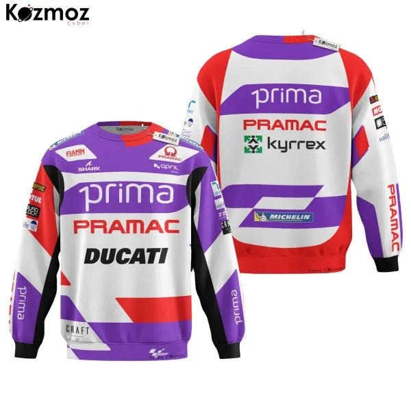 Johann Zarco Racing Suit 2023 Collection - Pramac Ducati MotoGP Team - Image 4