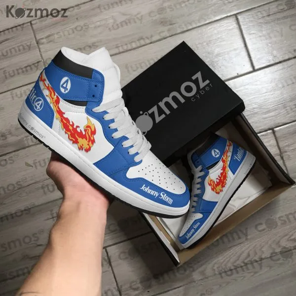 Johnny Storm - Human Torch Fantastic Four JD Sneakers - Image 4
