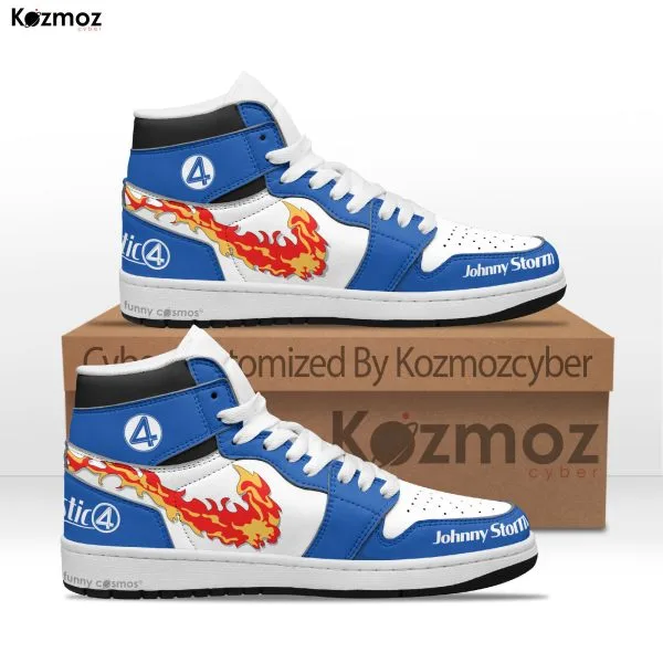 Johnny Storm - Human Torch Fantastic Four JD Sneakers