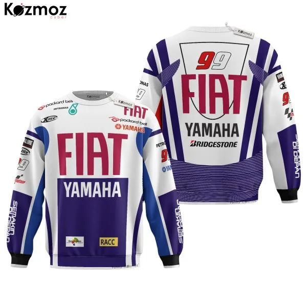 Jorge Lorenzo Racing Costume Fiat 2010 Collection - Yamaha MotoGP Racing Team - Image 4