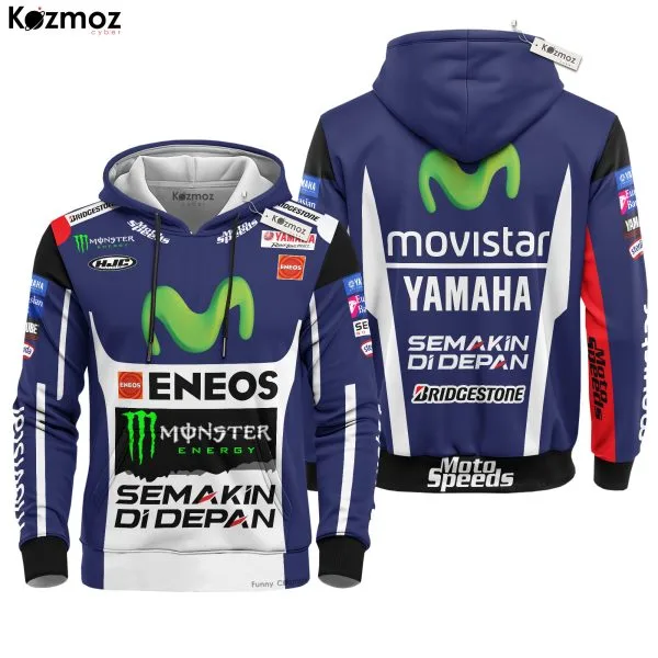 Alternative view of Jorge Lorenzo Racing Costume Yamaha Movistar 2015 Collection - Yamaha MotoGP Racing Team