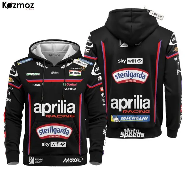 Alternative view of Jorge Martin Motorcycle Racing Suit Aprilia 2025 Collection - Aprilia MotoGP Racing Team