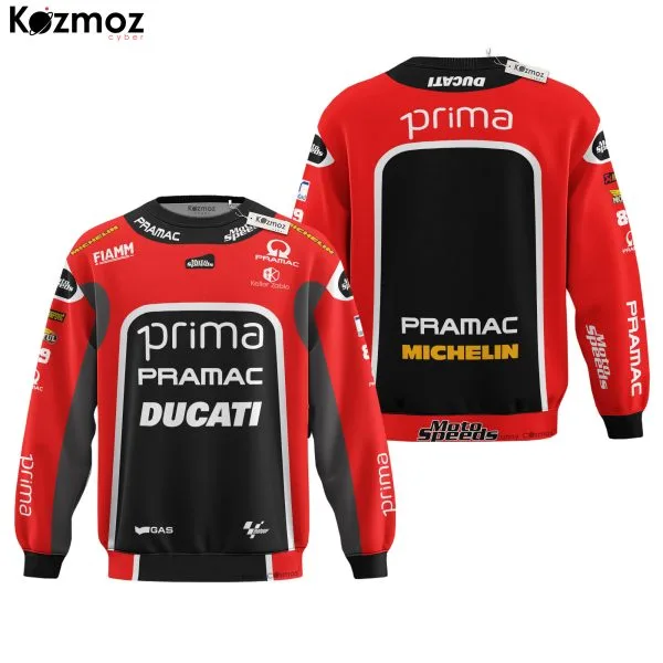 Jorge Martin Racing Suit Ducati British GP 2024 Collection - Ducati MotoGP Racing Team - Image 4