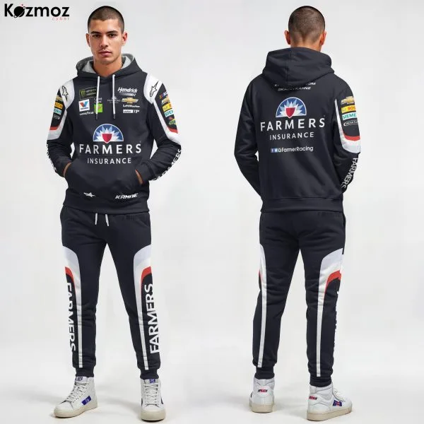 Kasey Kahne Farmers Insurance 2017 Hendrick Motorsports Racing Uniform Hoodie & Jogger Set -