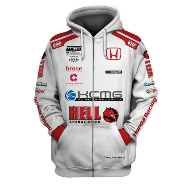 Kcmg Hoodie Kcmg, Yokohama, Omp, Hell Energy Drink , Fia Sweater Racing Costume