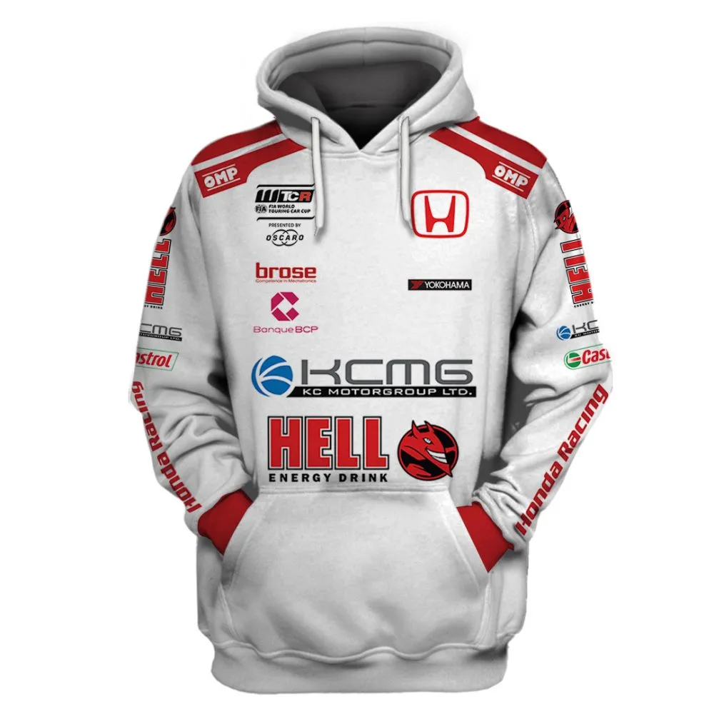 Kcmg Hoodie Kcmg, Yokohama, Omp, Hell Energy Drink , Fia Sweater Racing Costume - Image 3