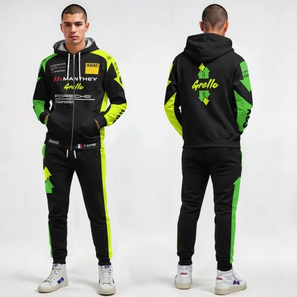Alternative view of Kevin Estre Porsche 911 GT3 R Nurburgring 24h Costume Racing Suit
