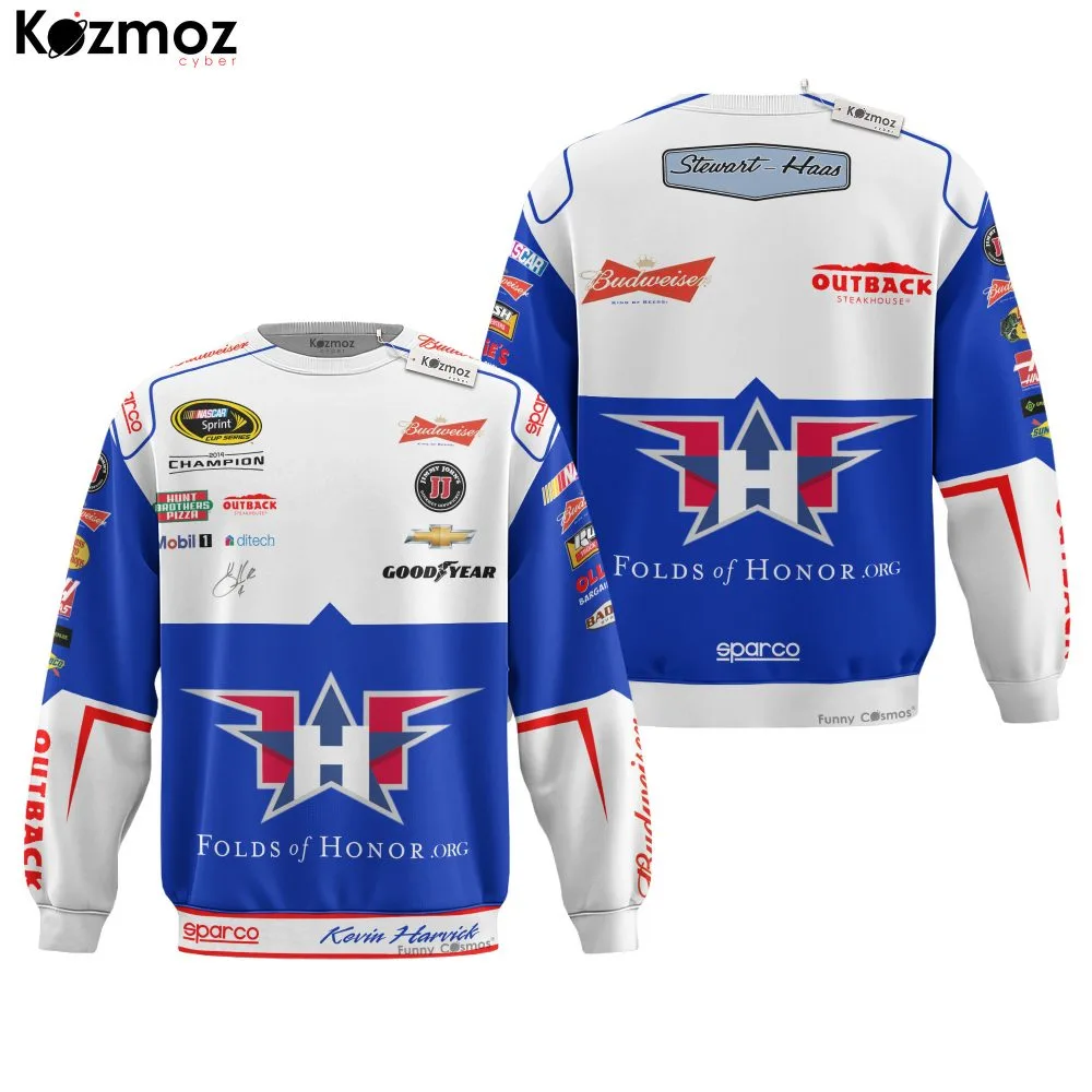 Kevin Harvick Racing Firesuit Costume 2015 Toyota-Save Mart 350 Collection - Stewart-Haas NASCAR Racing Team - Image 4