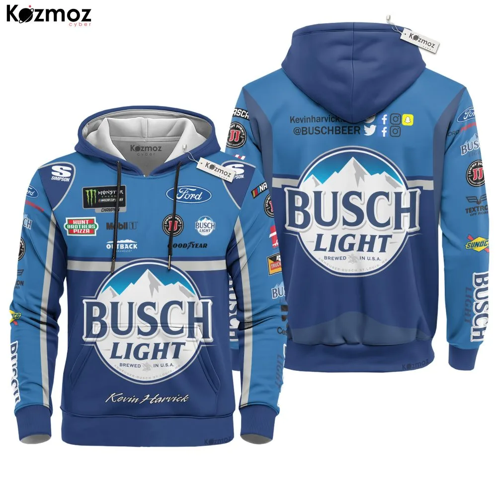 Kevin Harvick Racing Suit Busch Beer 2017 Collection - NASCAR Racing Team - Image 2