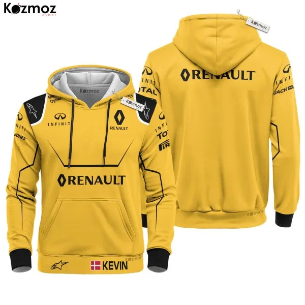 Alternative view of Kevin Magnussen Racing Costume 2016 Renault Racing Australian GP Uniform -