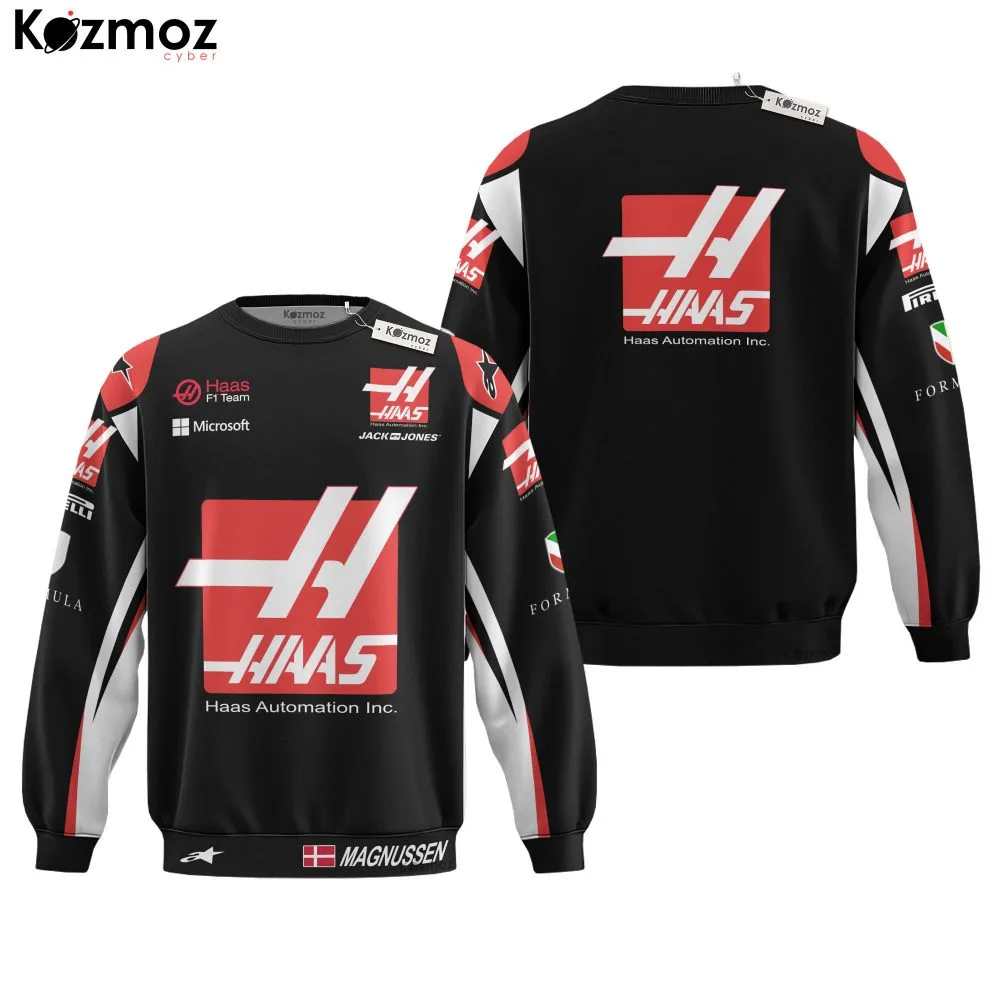 Kevin Magnussen Racing Costume 2017 Haas Racing Uniform - - Image 4