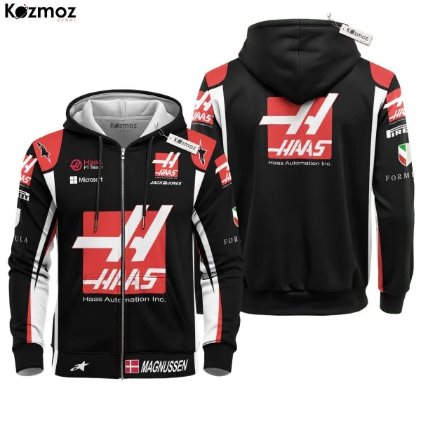 Kevin Magnussen Racing Costume 2017 Haas Racing Uniform - - Image 3