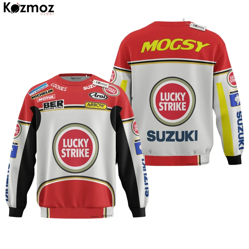 Kevin Schwantz Racing Suit Suzuki 1993 Collection - Lucky Stripe MotoGP Racing Team - Image 4