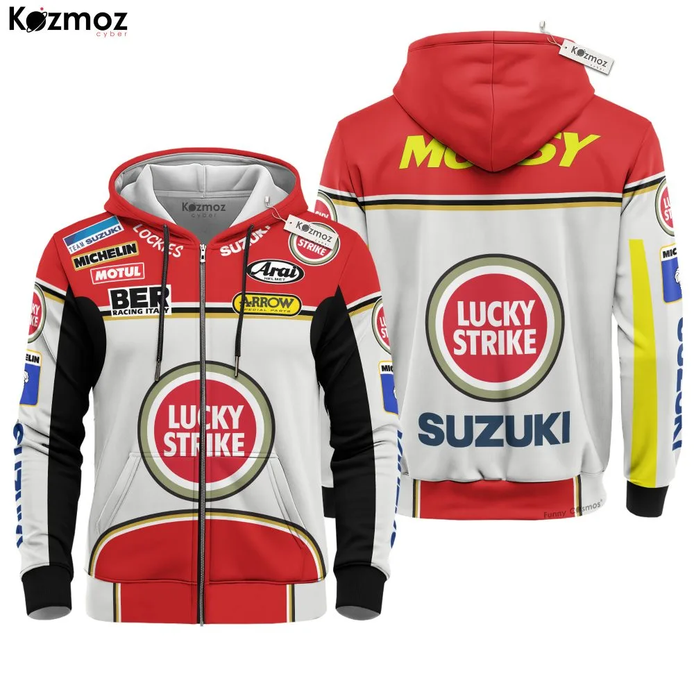 Kevin Schwantz Racing Suit Suzuki 1993 Collection - Lucky Stripe MotoGP Racing Team - Image 3