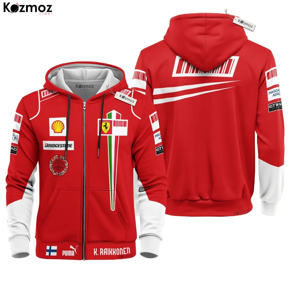 Kimi Raikkonen Racing Costume 2008 Collection Racing Team - - Image 3