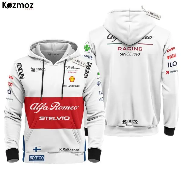 Alternative view of Kimi Raikkonen Racing Costume 2019 Azerbaijan Collection - Alfa Romeo Racing Team
