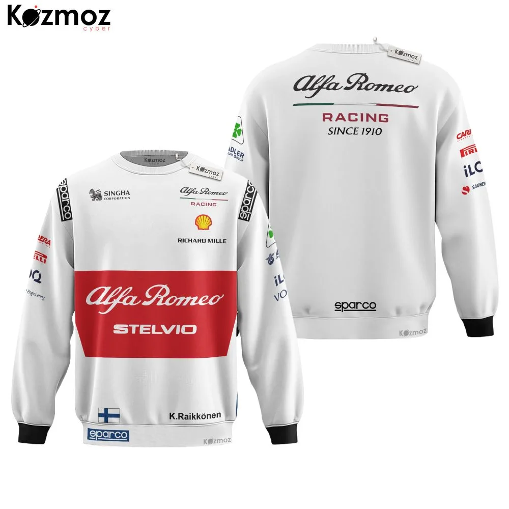 Kimi Raikkonen Racing Costume 2019 Azerbaijan Collection - Alfa Romeo Racing Team - Image 4