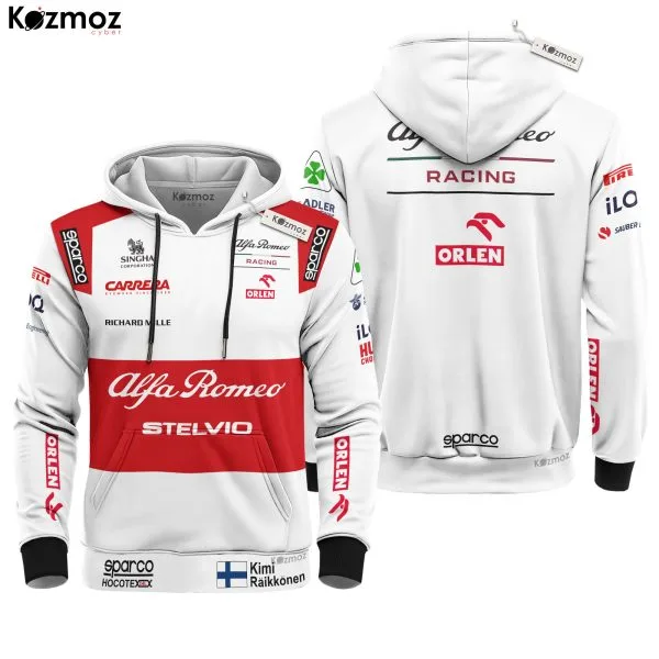 Alternative view of Kimi Raikkonen Racing Costume 2020 Collection - Alfa Romeo  Racing Team -
