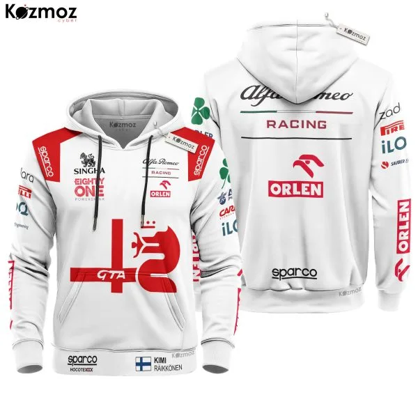 Alternative view of Kimi Raikkonen Racing Costume 2021 Collection - Alfa Romeo Racing Team -