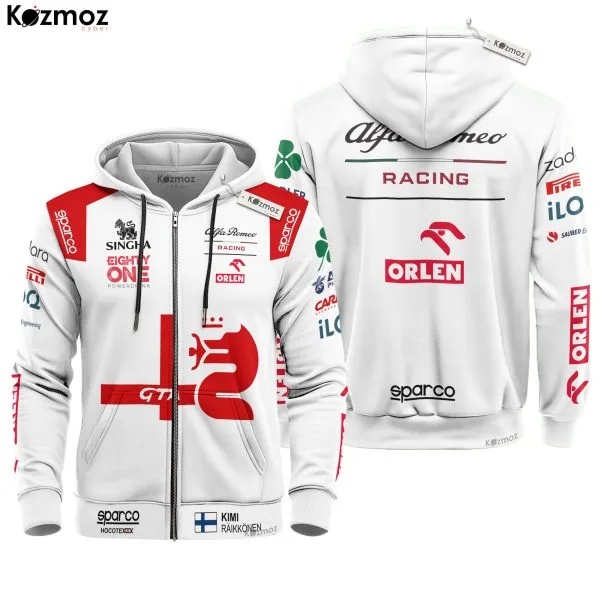 Kimi Raikkonen Racing Costume 2021 Collection - Alfa Romeo Racing Team - - Image 3