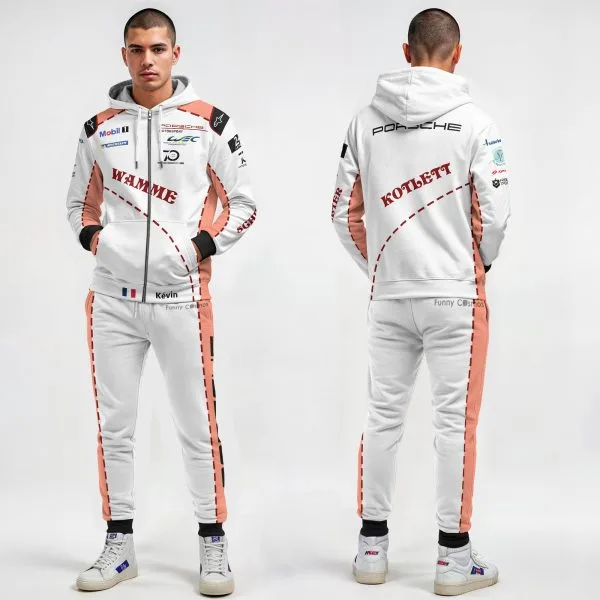 Alternative view of Kévin Estre Porsche Pink Pig Costume Racing Suit