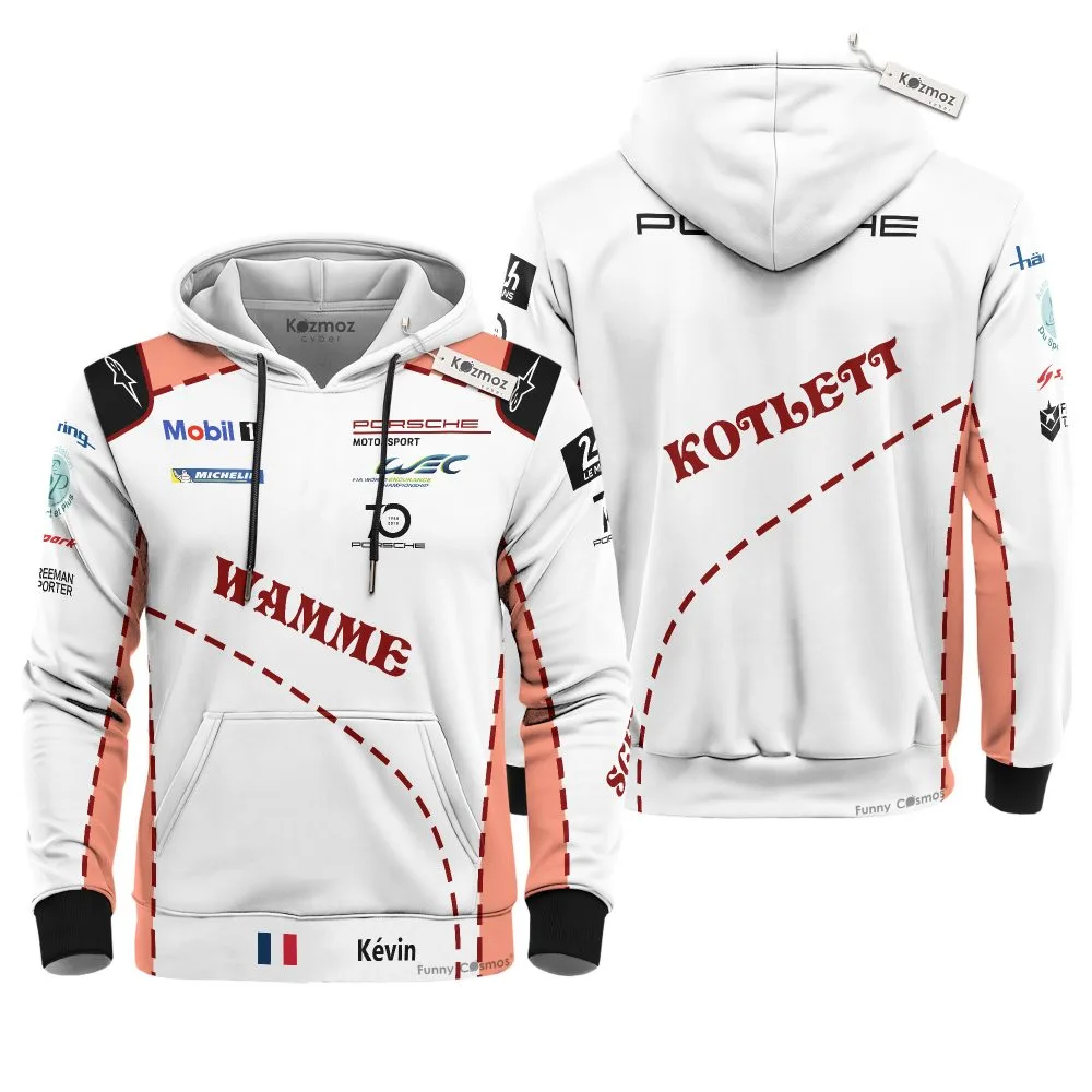 Kévin Estre Porsche Pink Pig Costume Racing Suit - Image 3