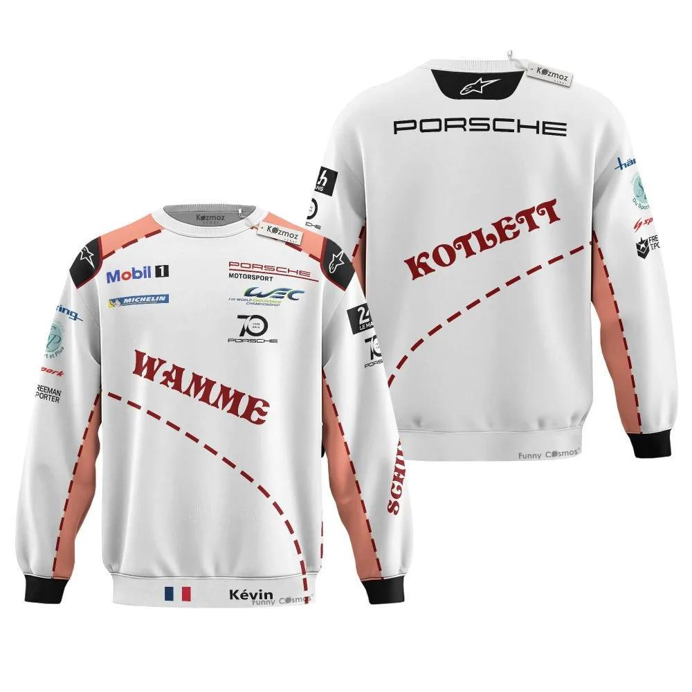Kévin Estre Porsche Pink Pig Costume Racing Suit - Image 5