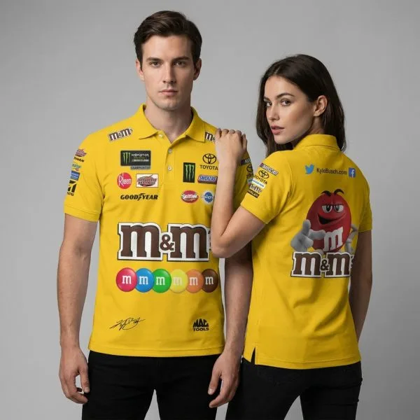 Kyle Busch JGR Suit 2020 Edition Custom Polo Shirt