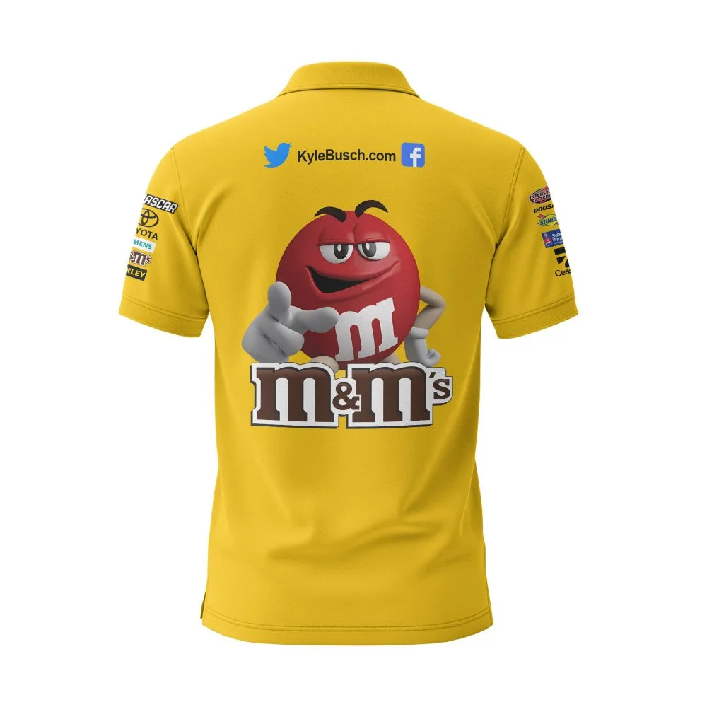 Kyle Busch JGR Suit 2020 Edition Custom Polo Shirt - Image 3