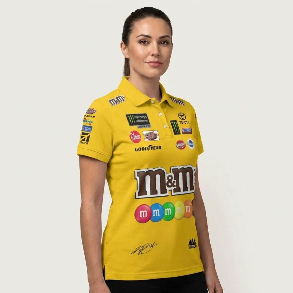 Kyle Busch JGR Suit 2020 Edition Custom Polo Shirt - Image 5