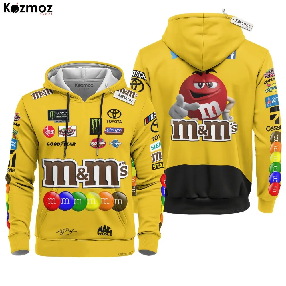 Kyle Busch Racing Suit M&M's 2020 Collection - Joe Gibbs NASCAR Racing - Image 2