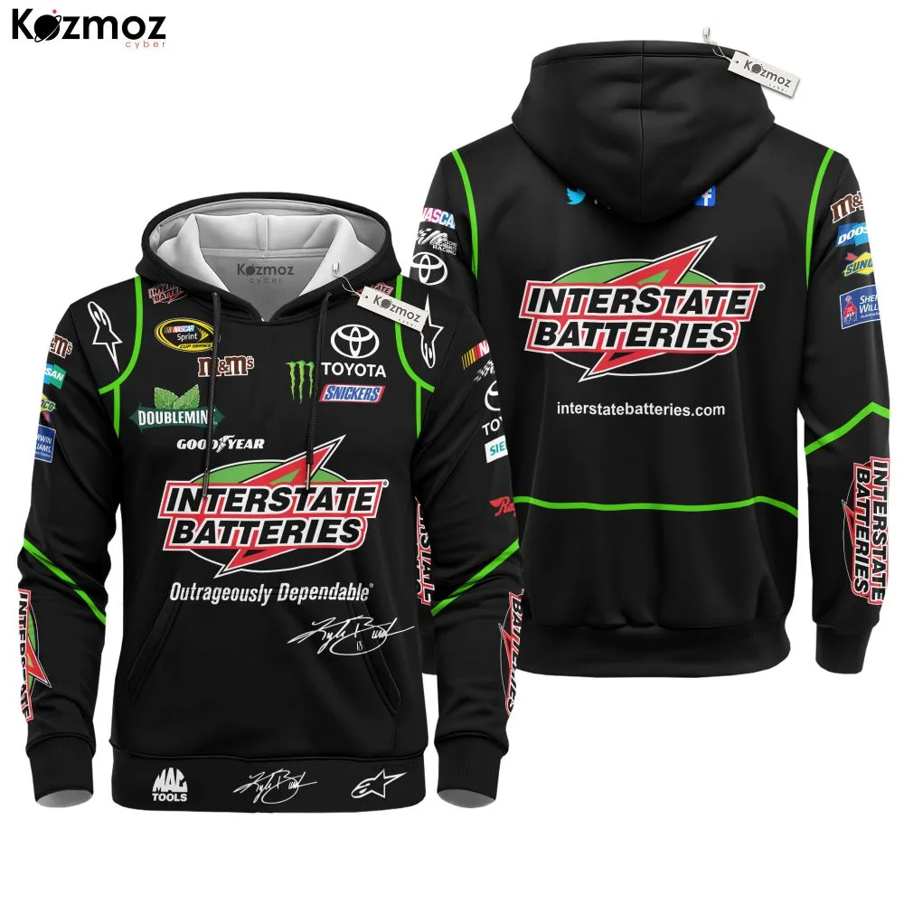 Kyle Busch Signed 2011 Interstate Batteries Collection - Joe Gibbs Racing NASCAR Racing Team - Image 2