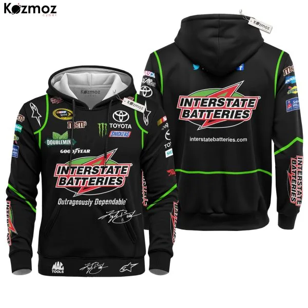 Alternative view of Kyle Busch Signed 2011 Interstate Batteries Collection - Joe Gibbs Racing NASCAR Racing Team