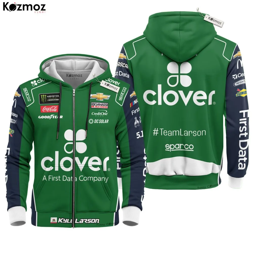 Kyle Larson Racing Firesuit Costume Signed & Race-Used 2018 Collection - Hendrick Motorsports NASCAR Racing Team - Image 3