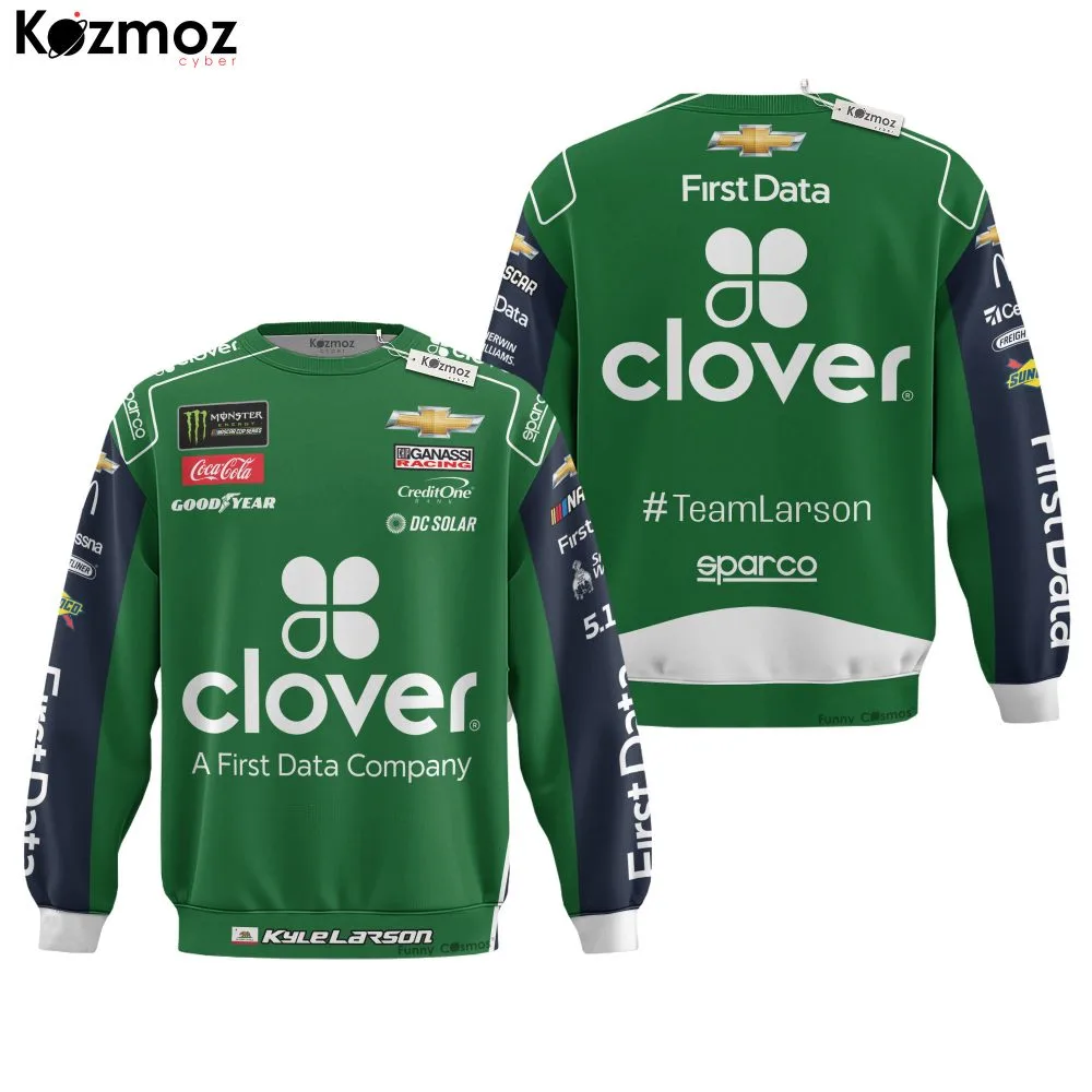 Kyle Larson Racing Firesuit Costume Signed & Race-Used 2018 Collection - Hendrick Motorsports NASCAR Racing Team - Image 4