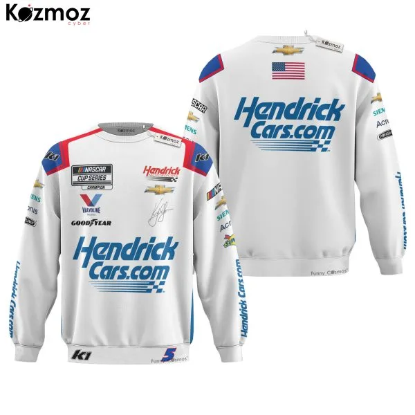 Kyle Larson Racing Firesuit Costume Signed & Race-Used 2022 Collection - Hendrick Motorsports NASCAR Racing Team - Image 4