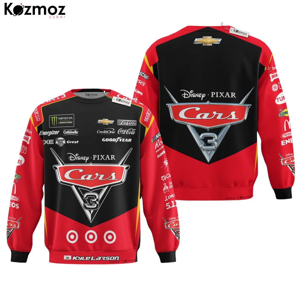 Kyle Larson Racing Firesuit Costume Target Cars 3 Pit Box 2017 Collection - Chip Ganassi Racing NASCAR Racing Team - Image 4