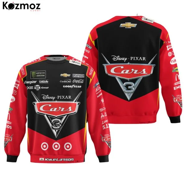 Kyle Larson Racing Firesuit Costume Target Cars 3 Pit Box 2017 Collection - Chip Ganassi Racing NASCAR Racing Team - Image 4