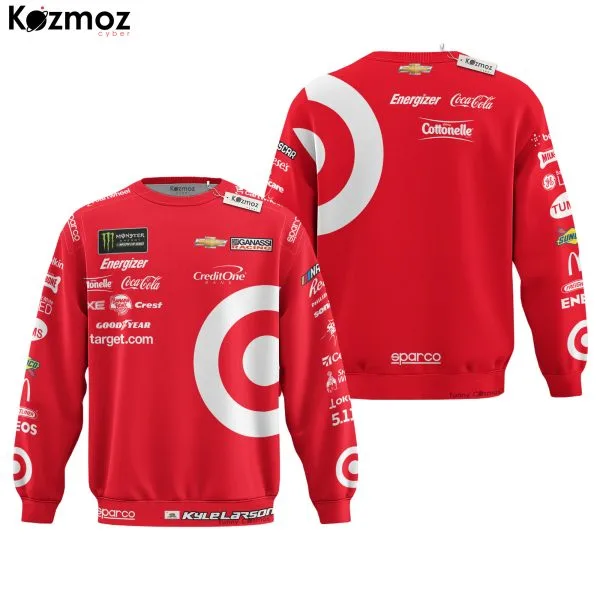 Kyle Larson Racing Firesuit Costume Target Sparco 2025 Collection - Hendrick Motorsports NASCAR Racing Team - Image 4