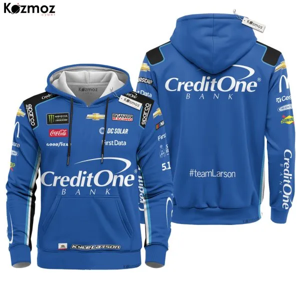 Kyle Larson Racing Suit Credit One Bank Collection - NASCAR Racing Team - Image 4