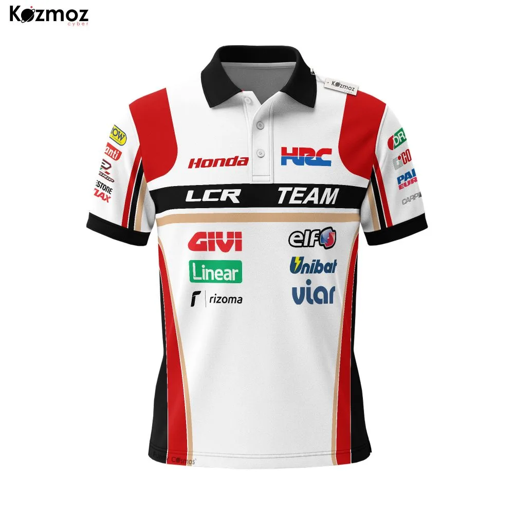 LCR Honda MotoGP Racing Polo Shirt Team Givi Racing Polo Shirt - Image 2