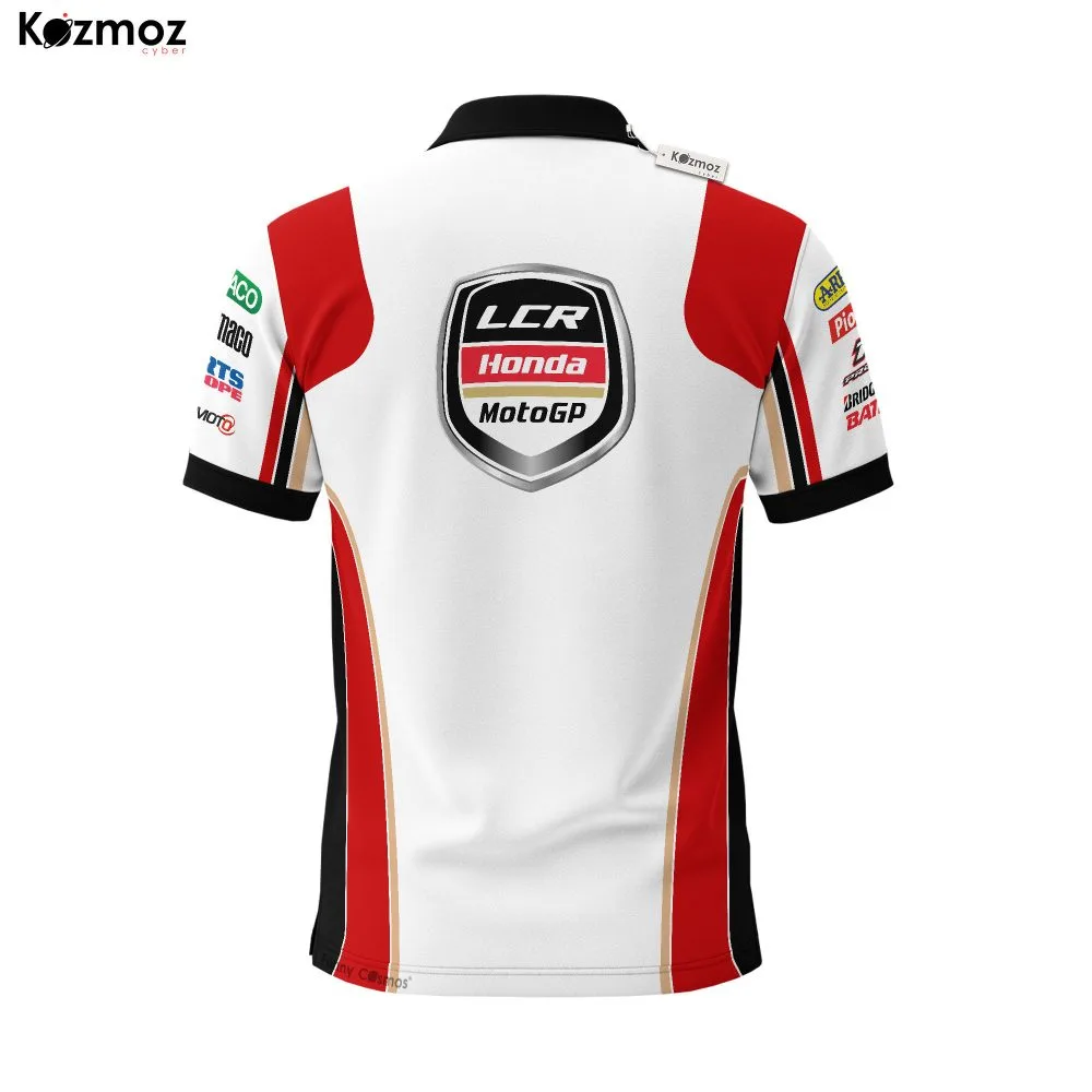 LCR Honda MotoGP Racing Polo Shirt Team Givi Racing Polo Shirt - Image 4