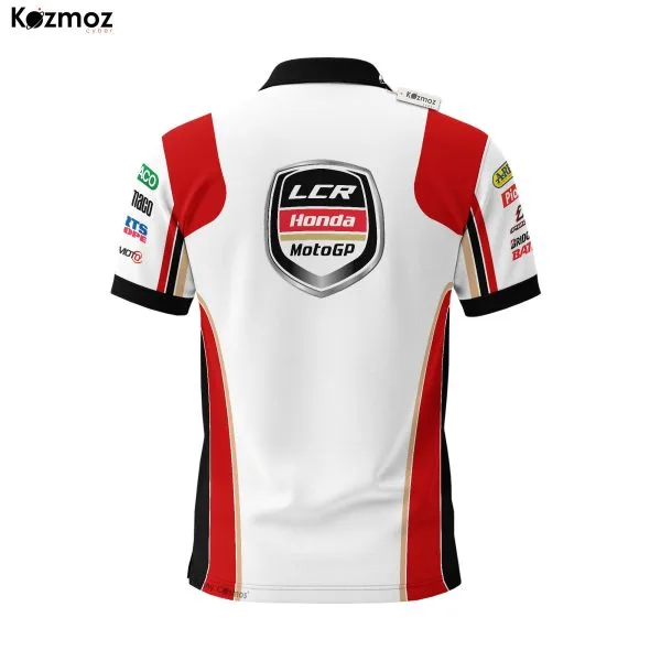 LCR Honda MotoGP Racing Polo Shirt Team Givi Racing Polo Shirt - Image 4