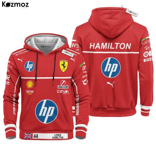 Lewis Hamilton Racing Costume HP 2025 Collection - SF Racing Team - - Image 3