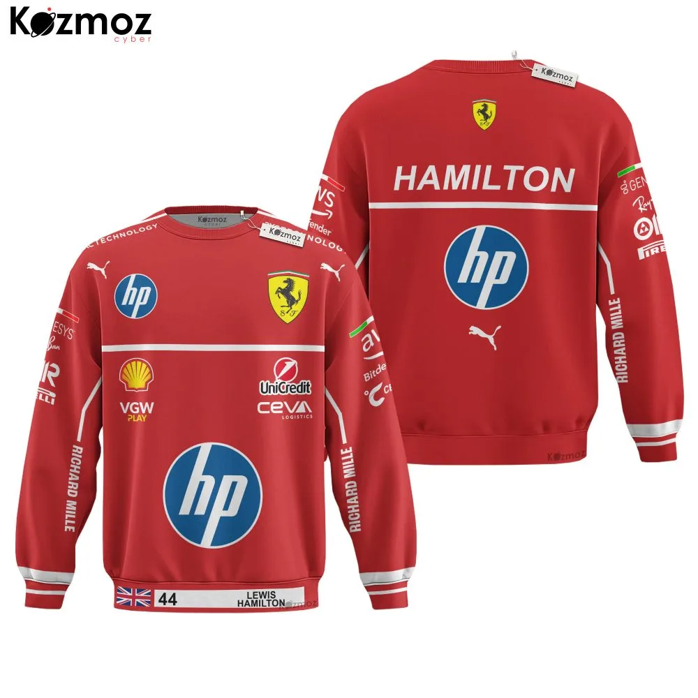 Lewis Hamilton Racing Costume HP 2025 Collection - SF Racing Team - - Image 5