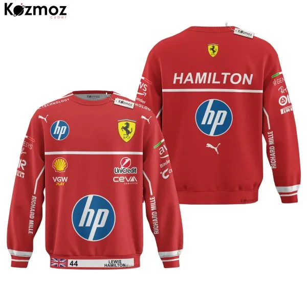 Lewis Hamilton Racing Costume HP 2025 Collection - SF Racing Team - - Image 5