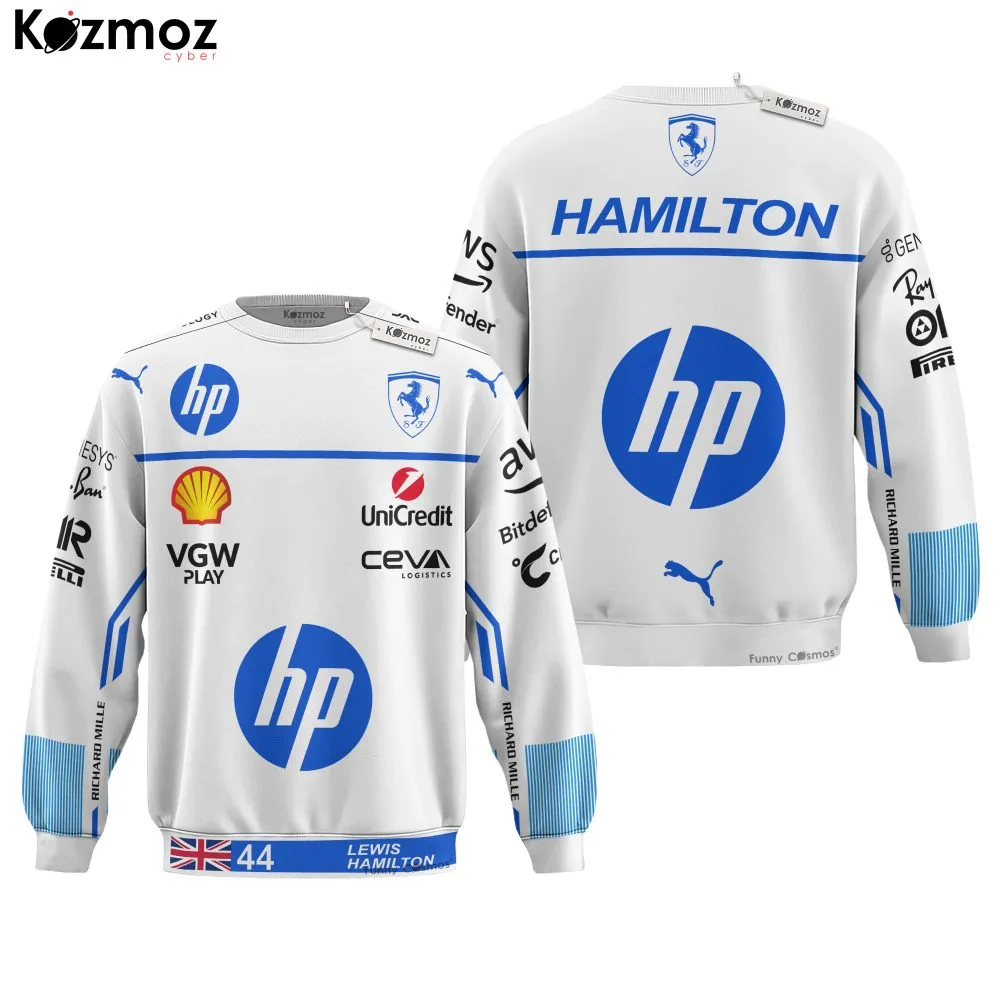 Lewis Hamilton Racing Suit 2025 Monaco GP Collection - SF Racing Team - Image 4