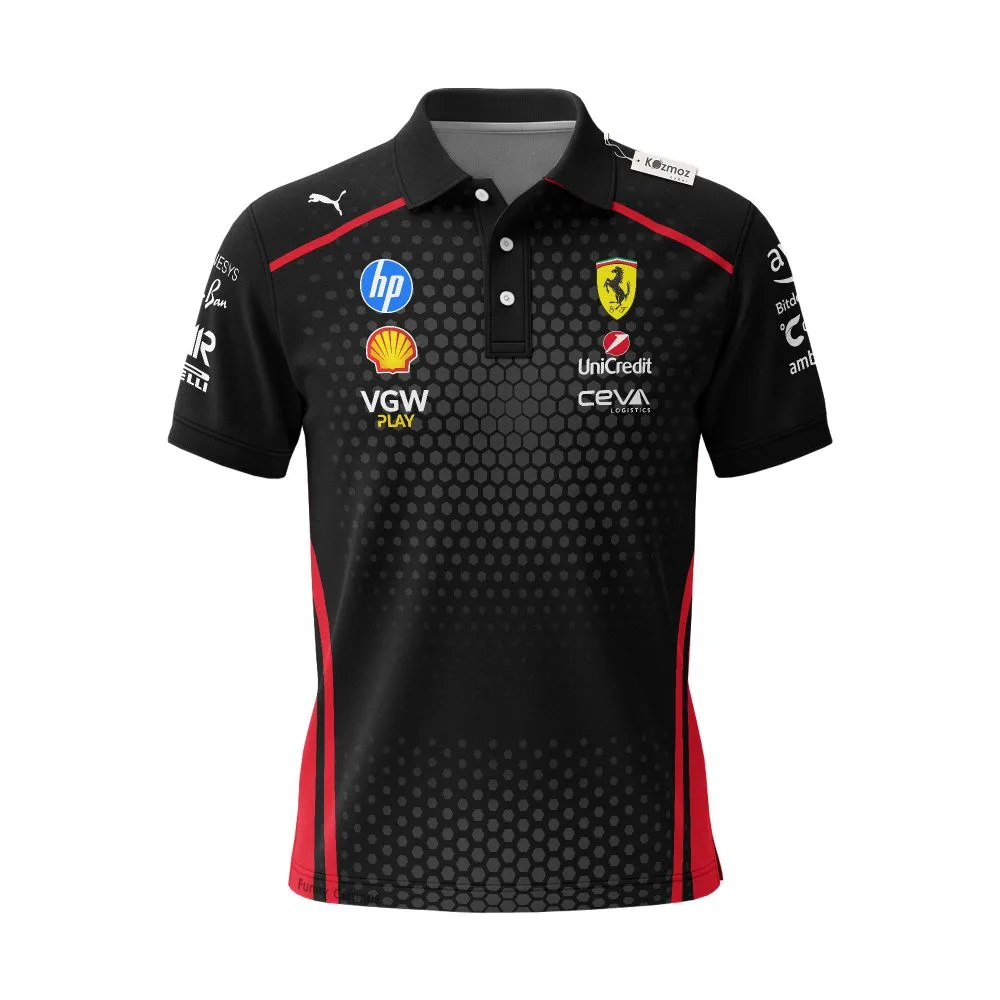LH44 Prancing Horse Team Custom Polo Shirt - Image 2