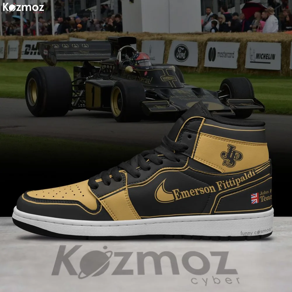 Lotus Team Emerson Fittipaldi Custom Shoes Ford-Cosworth 72D Livery 1972 Racing Shoes - Image 2